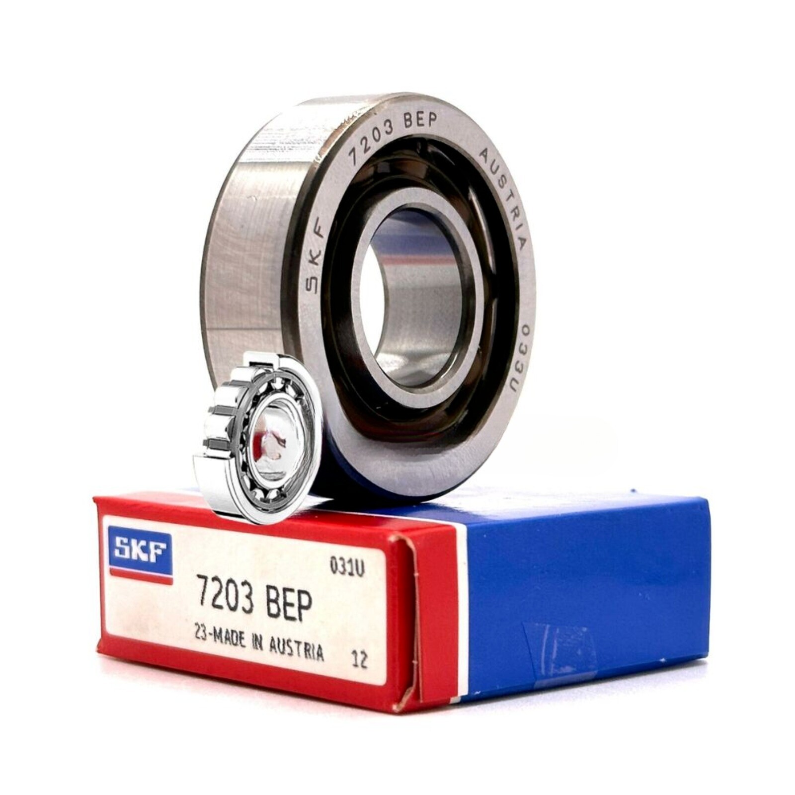 NEW SKF 7203 BEP ANGULAR CONTACT BEARING MADE IN AUSTRIA A642 17x40x12 mm
