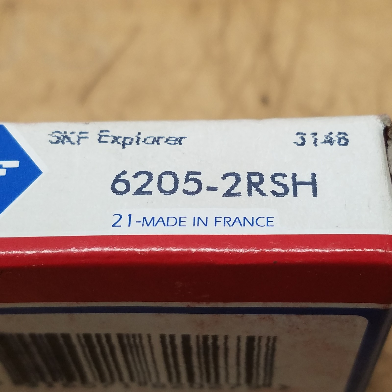 SKF 6205-2RSH Deep Groove Ball Bearing, 25x52x15mm – NEW