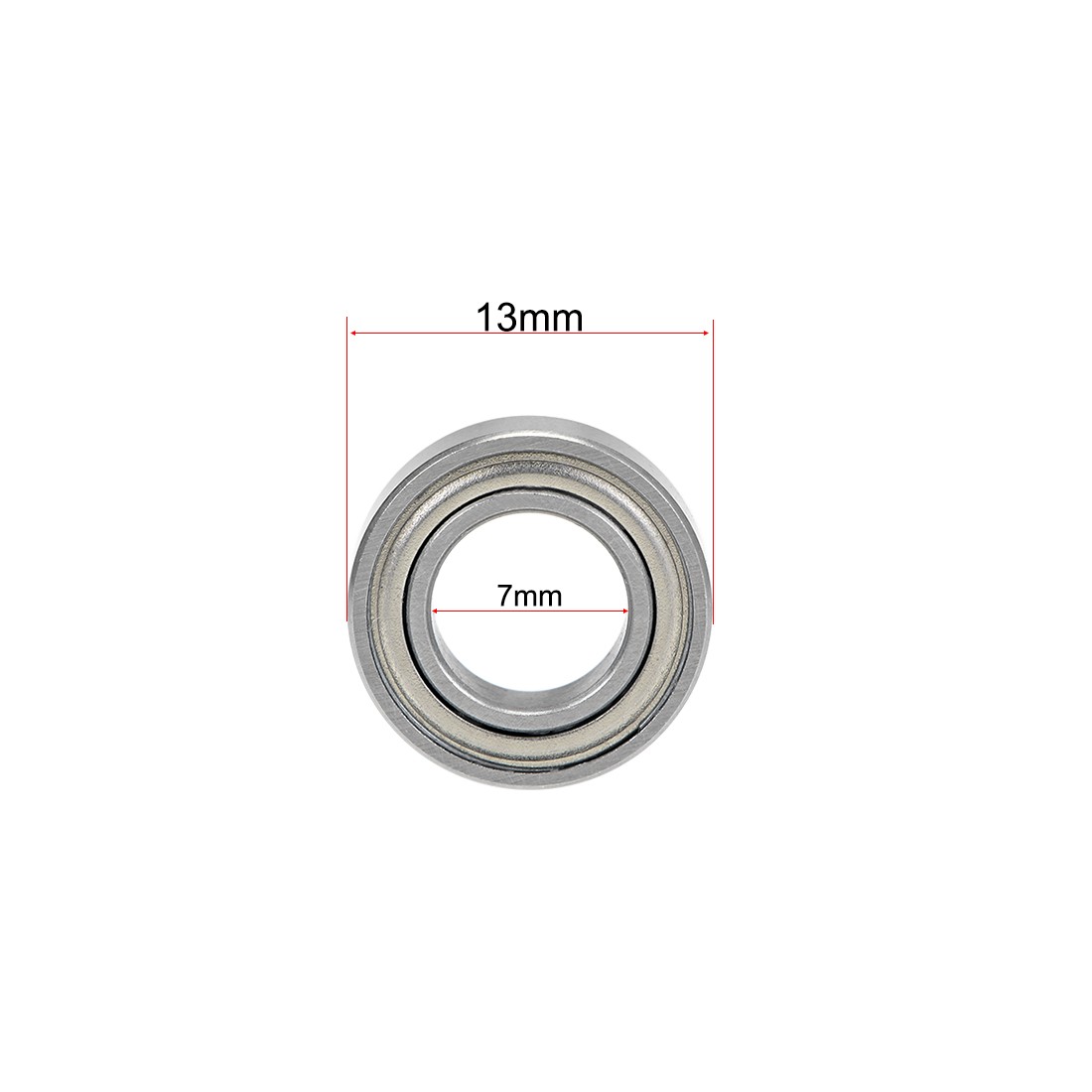 MR137ZZ Ball Bearings Z2 7x13x4mm Double Shielded Chrome Steel 4pcs