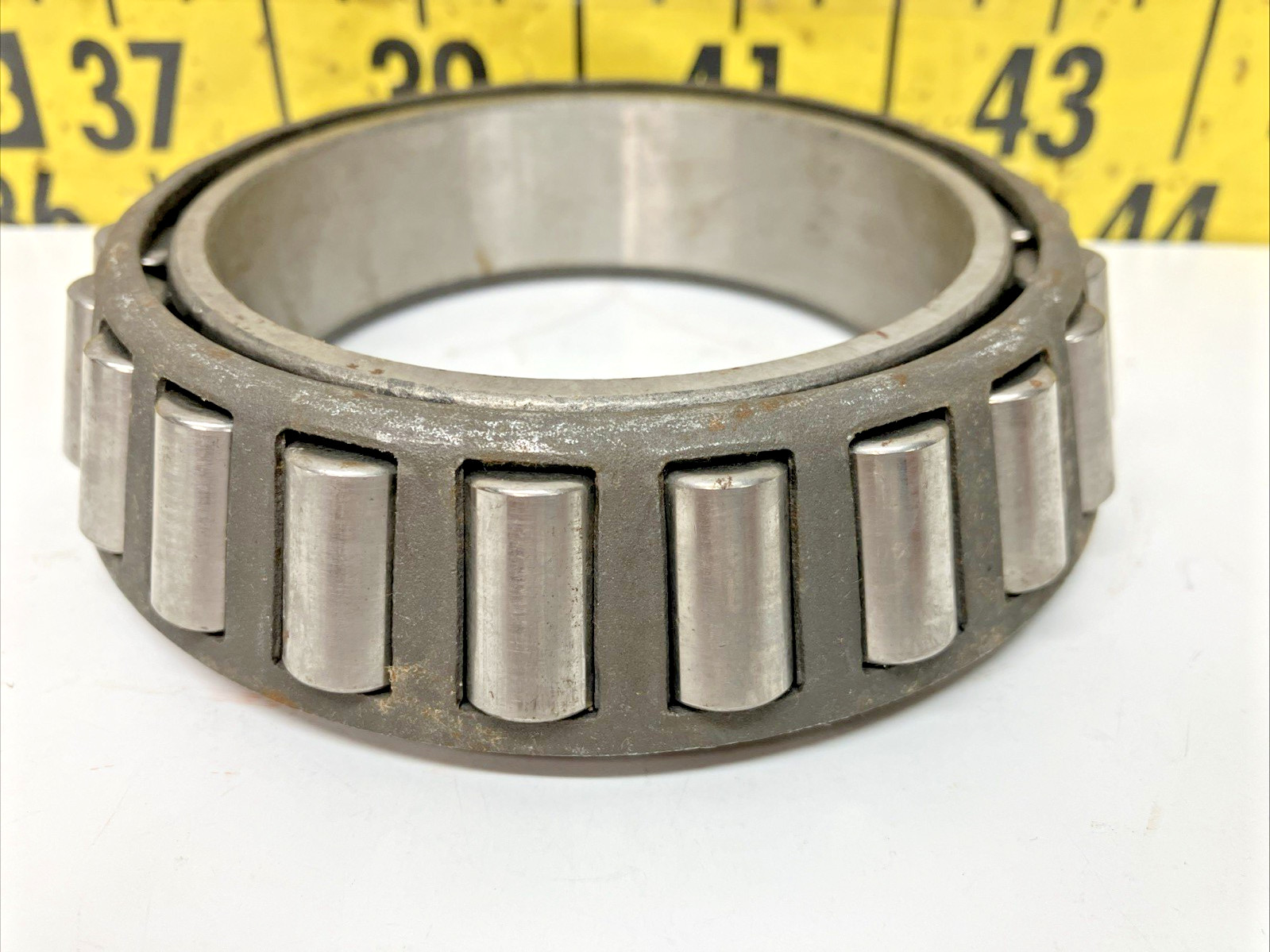 NOS Timken Tapered Roller Bearing 497 Bore: 3.37″ x OD 5.375″ x Width 1.172″ (1)