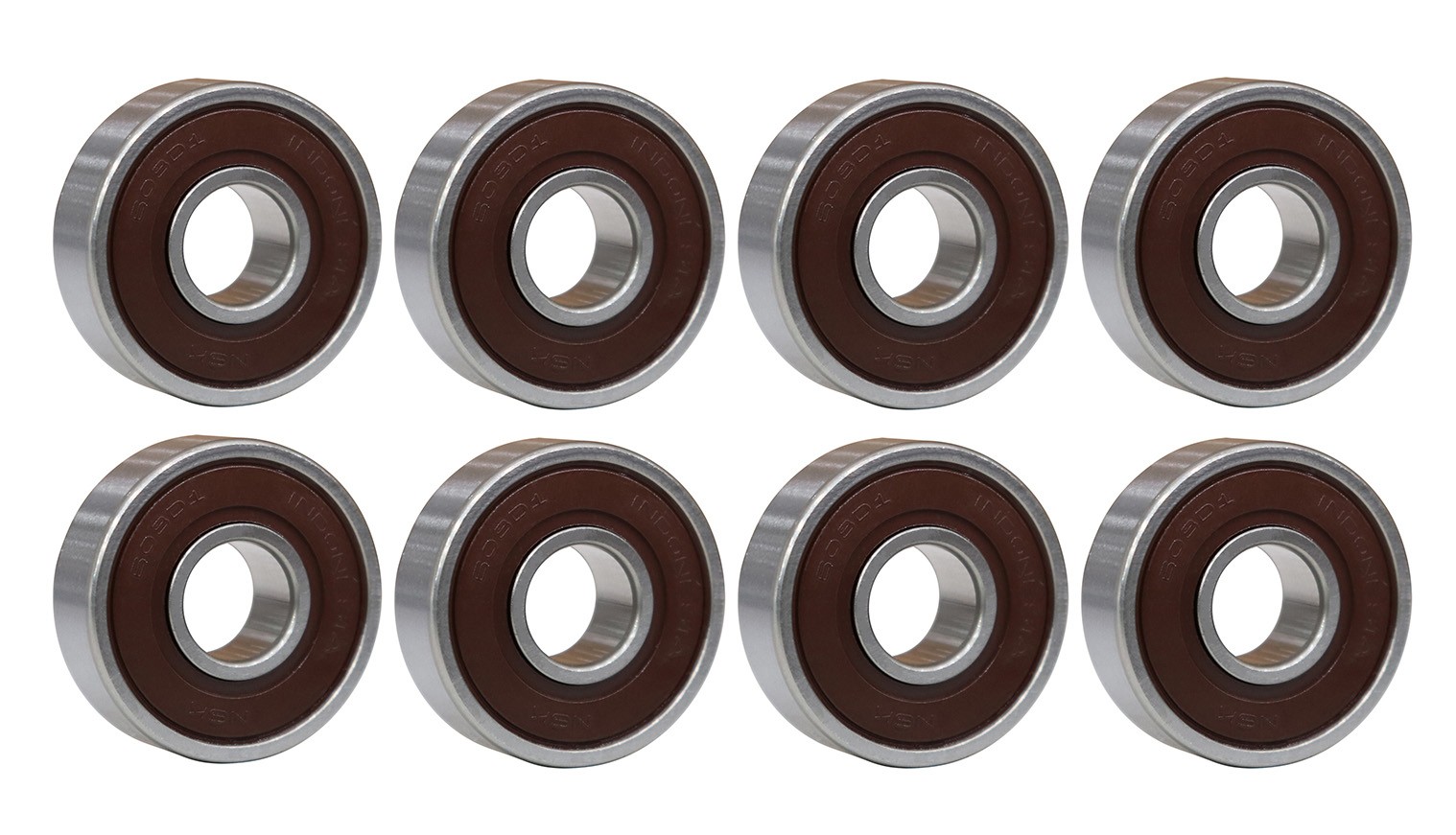 (8 PACK) NSK 608-2RS 8X22X7mmPrecision Rotating Quiet High Speed Bearings