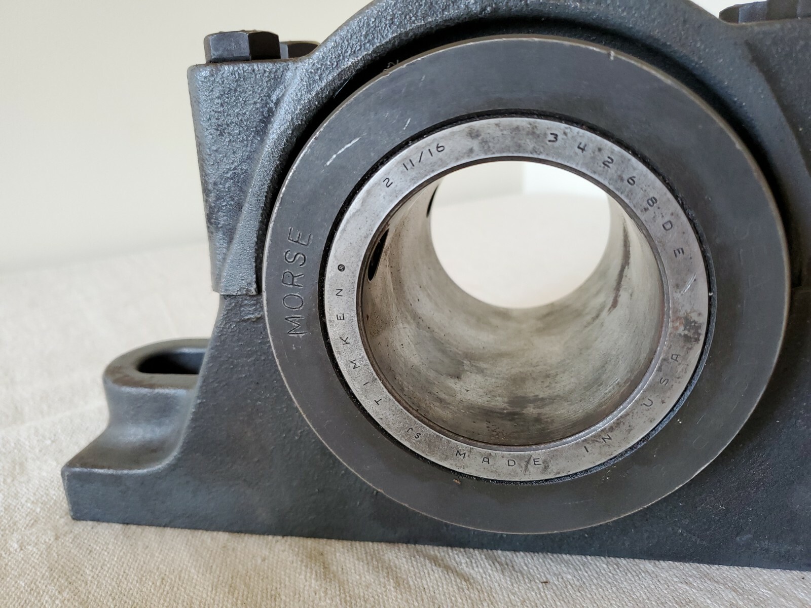 Sealmaster Morse RPB 211-2 Tapered Roller Bearing Pillow Block 2-11/16″ Bore