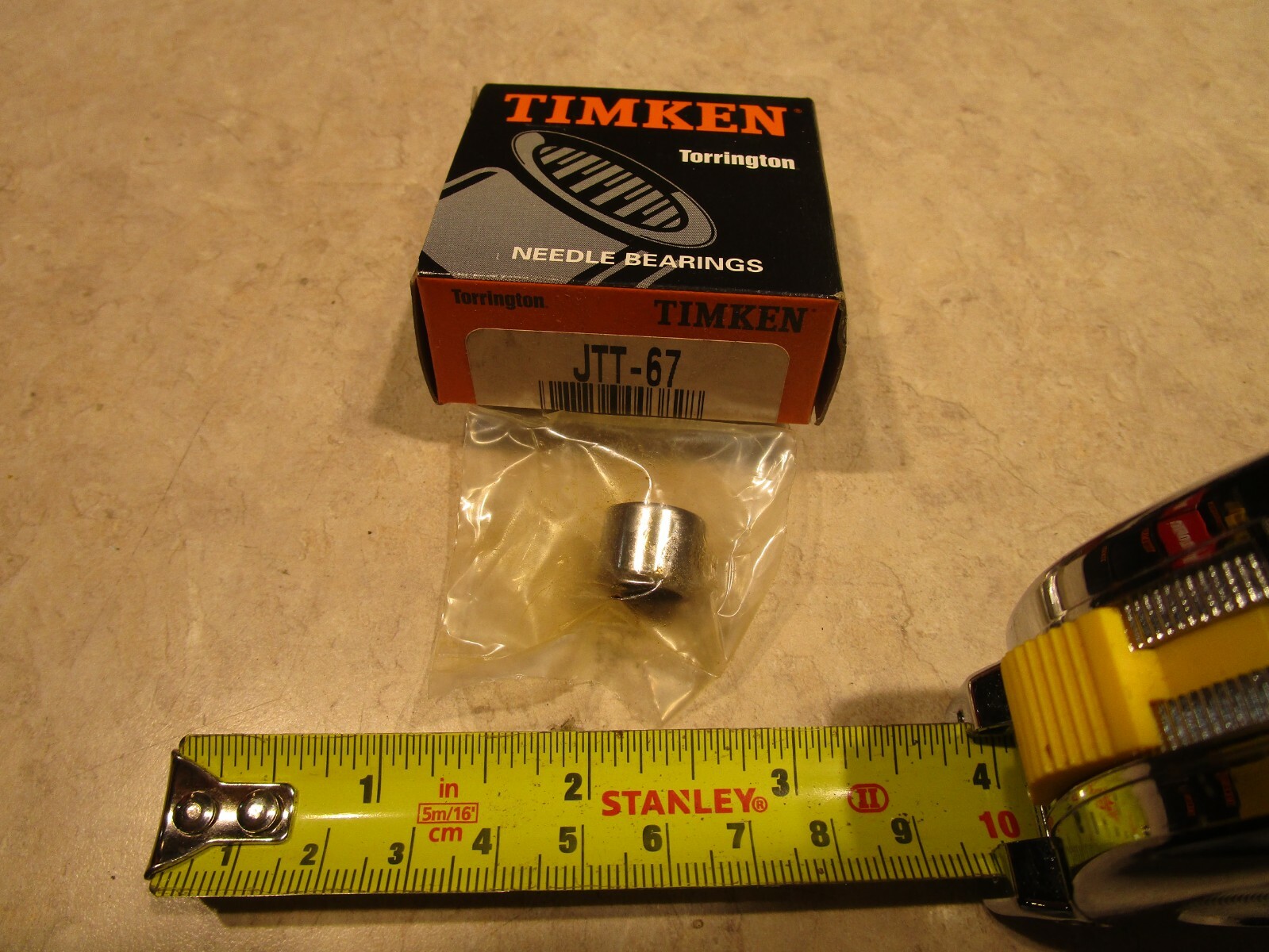 TIMKEN JTT67 BEARING, DIMENSIONS 0.375″ x 0.5625″ x 0.438″, E0694