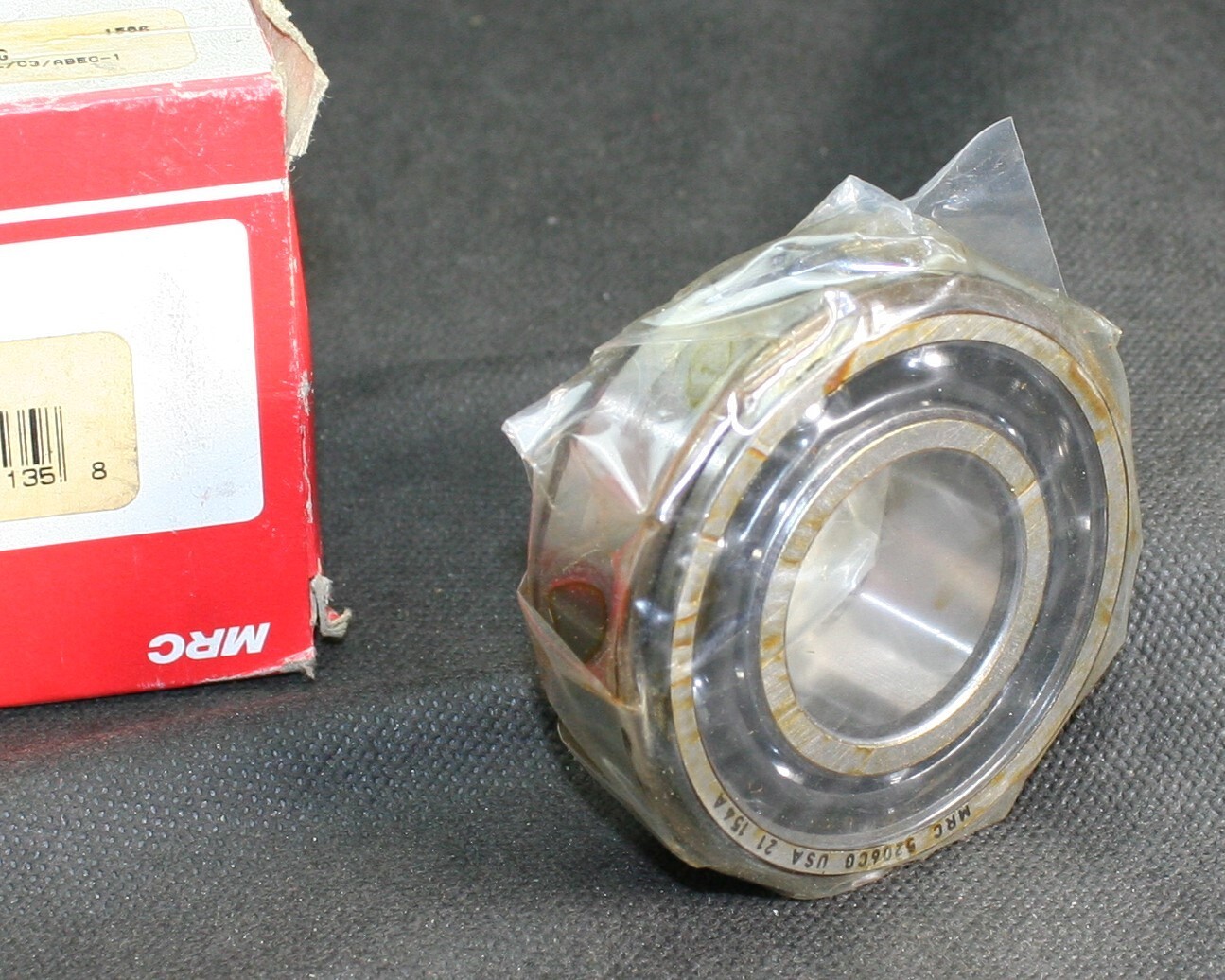 One (1) MRC 5206 CG C3 Angular Contact Bearing Snap Ring 30MM ID USA