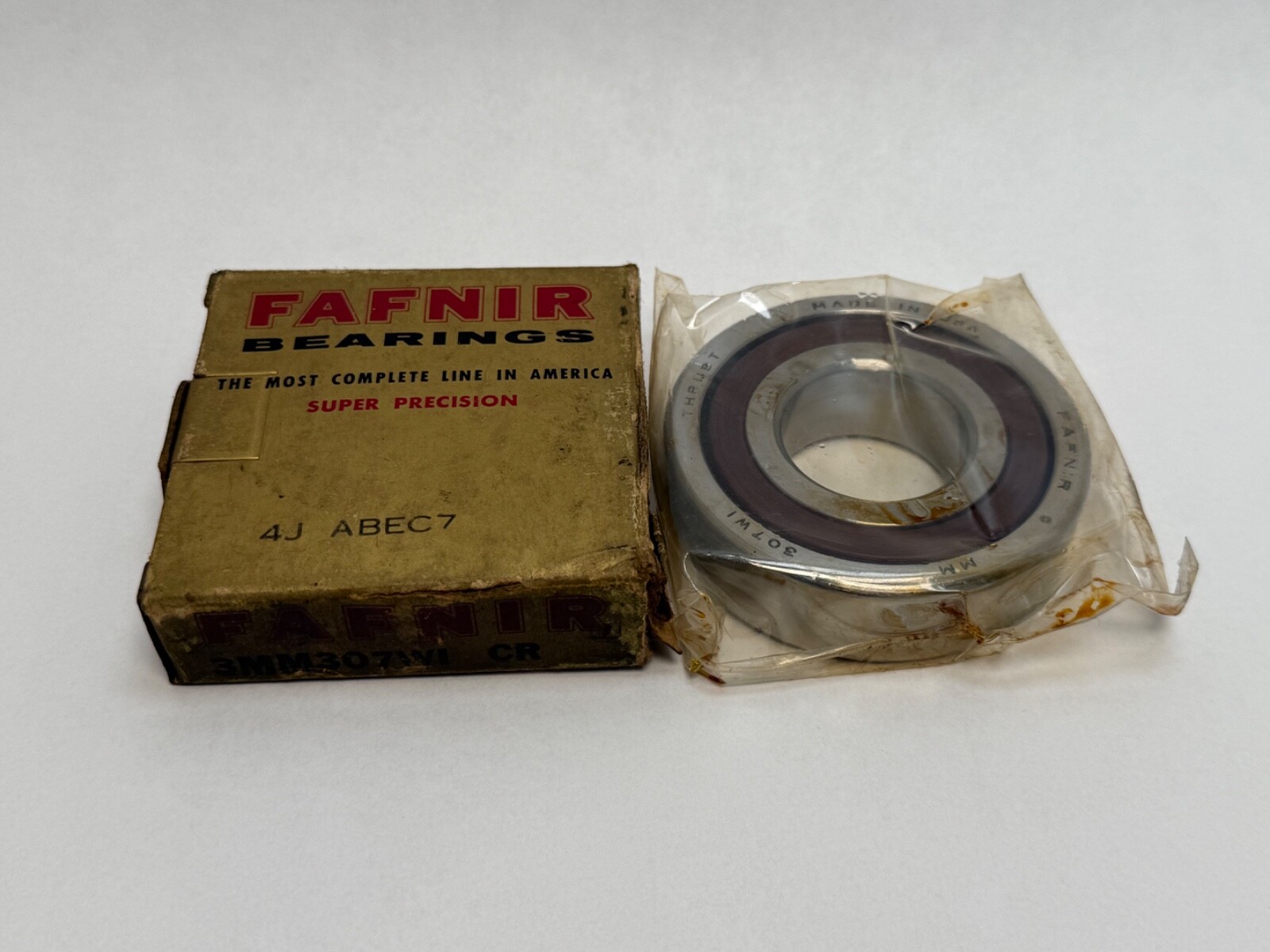 Fafnir 3MM307WI-DUL Angular Contact Bearing 7307 3MM-307-WI-DUL 35x80x21 mm