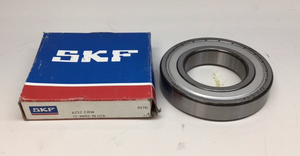 SKF 6212 ZJEM Ball Bearing Deep Groove 60mm ID X 110mm OD X 22mm W