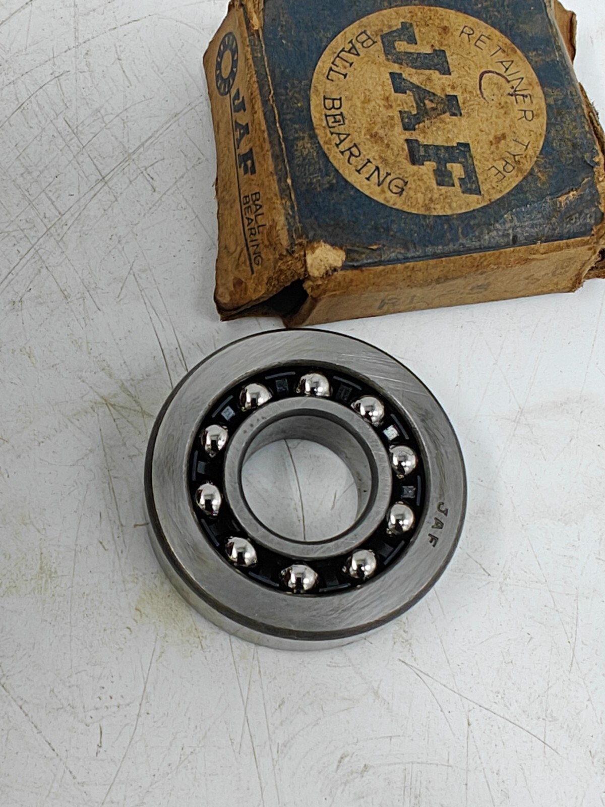 (2Pc) RL5 JAF Self-Aligning Ball Bearing RL 5 ULS 7 / NLJ 5/8 x 1-9/16 x 7/16 in