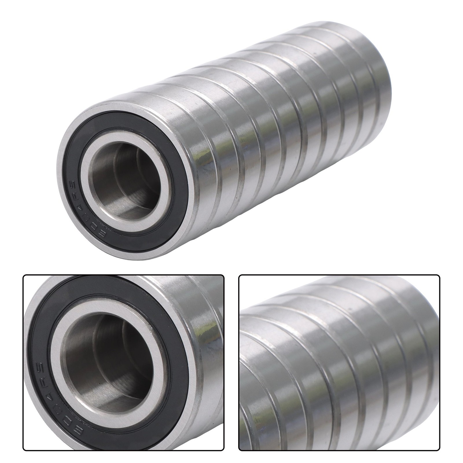 10 Count 6004-2RS C3 Premium Rubber Sealed Ball Bearing 20x42x12mm Precision