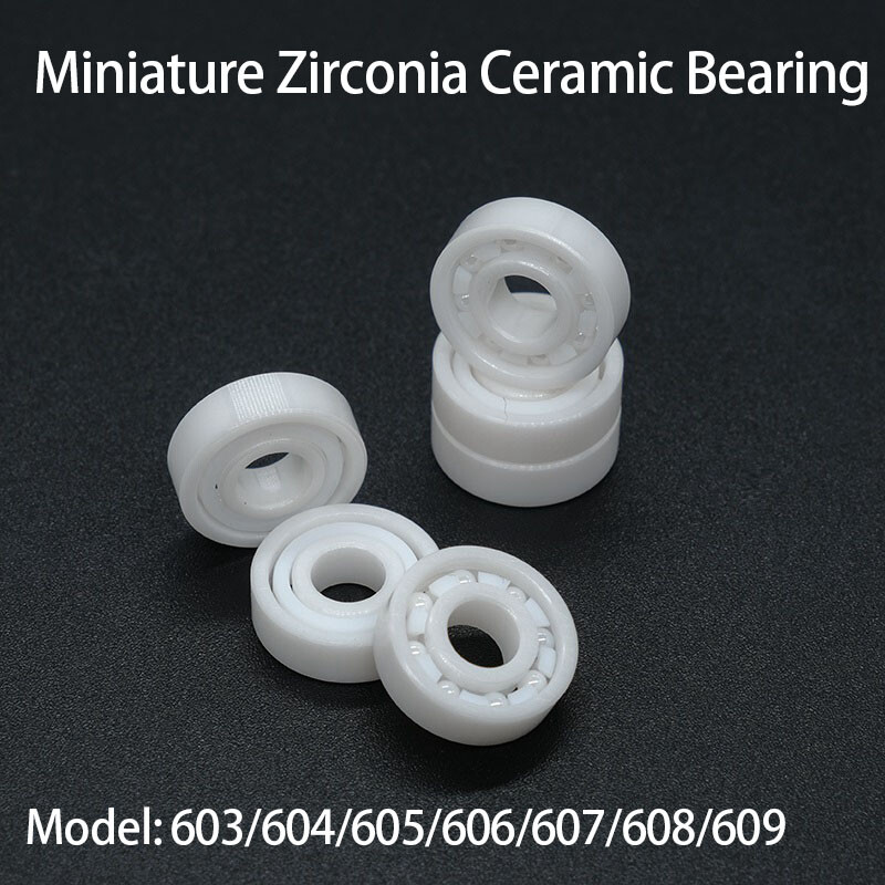 Miniature Zirconia Ceramic Bearing 603/604/605/606/607/608/609 ZrO2 Multi Size