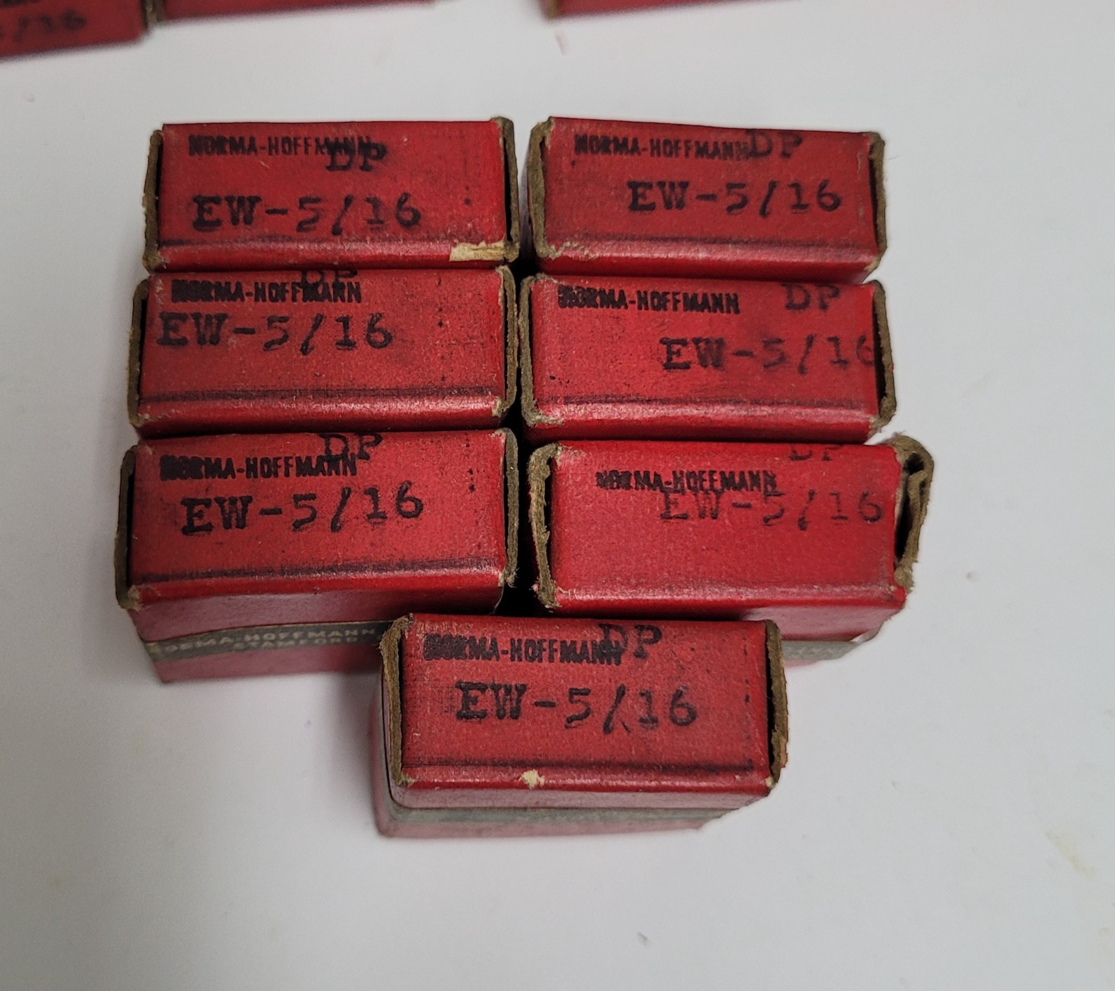 20 Norma Hoffmann Bearings EW-5/16 Lot 3/4” with 5/16” Bore – in NOS Boxes