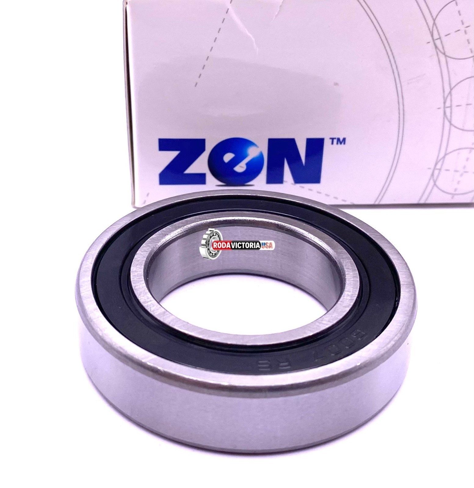 ZEN 6007 2RS BALL BEARING, RUBBER SEALED 35x62x14mm