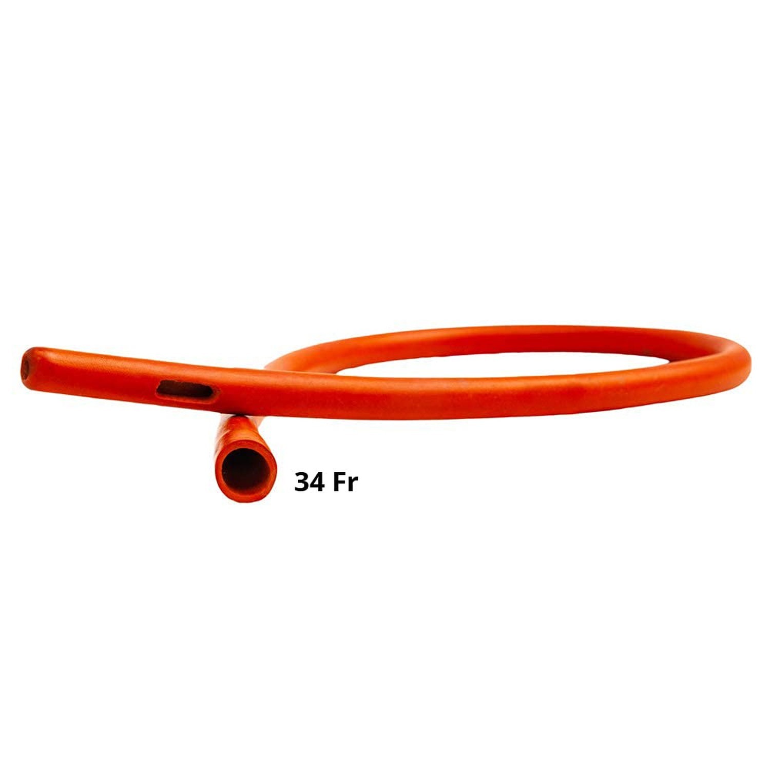 HealthAndYoga™ Enema Rubber Colon Tube – Open End (20” x 34 FR
