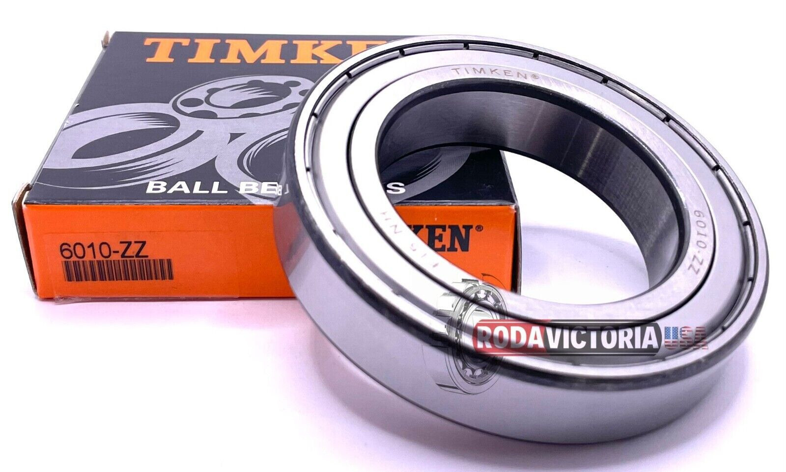 TIMKEN USA 6010 ZZ Deep Groove Ball Bearing, Metal Shielded 50x80x16 mm