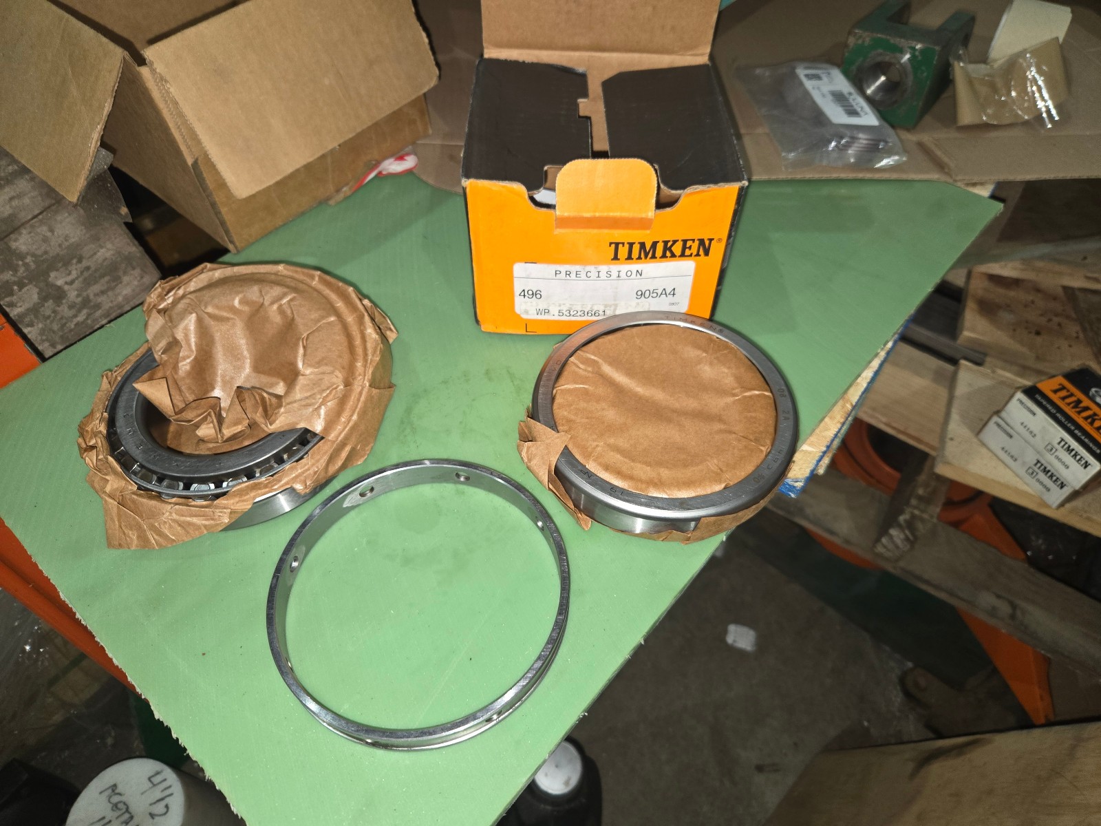 Timken 496-905A4 Taper Roller Bearing Cone&Cup Assembly 3-3/16″ ID 5-3/8″OD USA