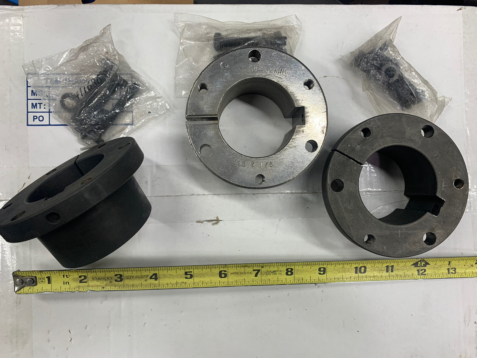 SK 218 Qd. Taper Loc. Bushing, Series Sk, 2-1/8 In Bore Shaft
