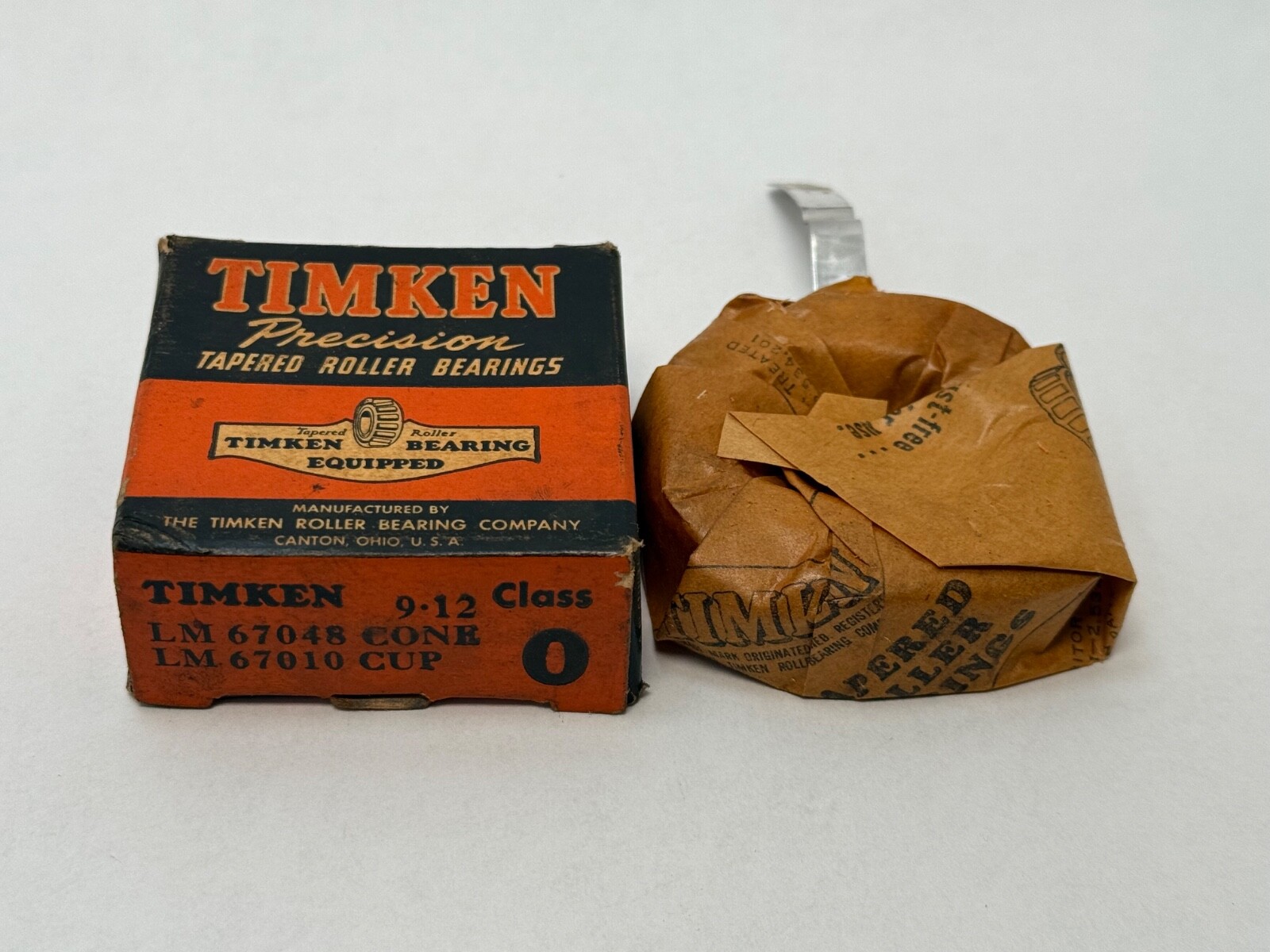 Timken LM67048-90012 Taper Bearing Cone&Cup LM67048/LM67010 #0 1-1/4″ID 2.328″OD