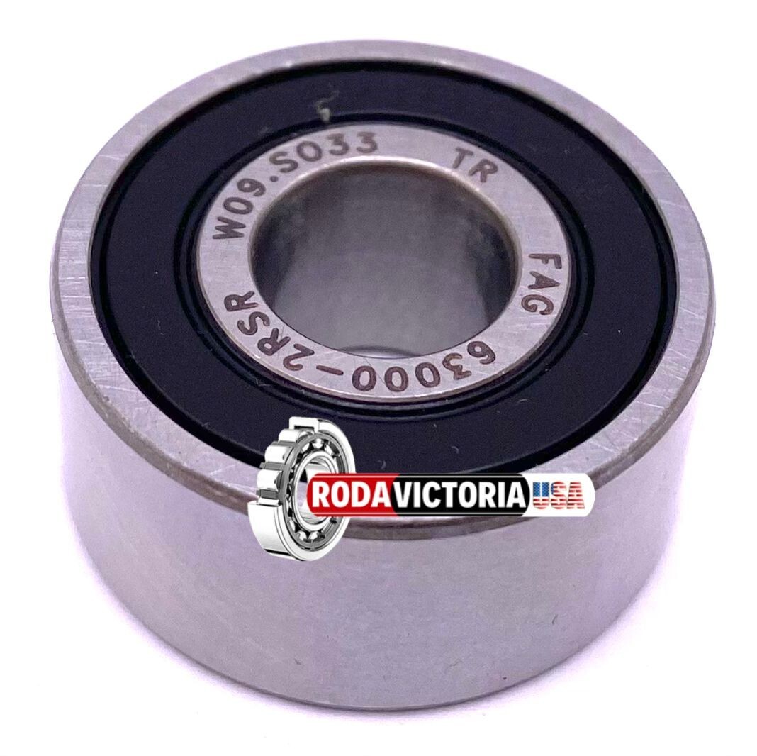 FAG 63000 2RSR (No Original Box) Ball Bearing, Rubber Sealed 10x26x12 mm