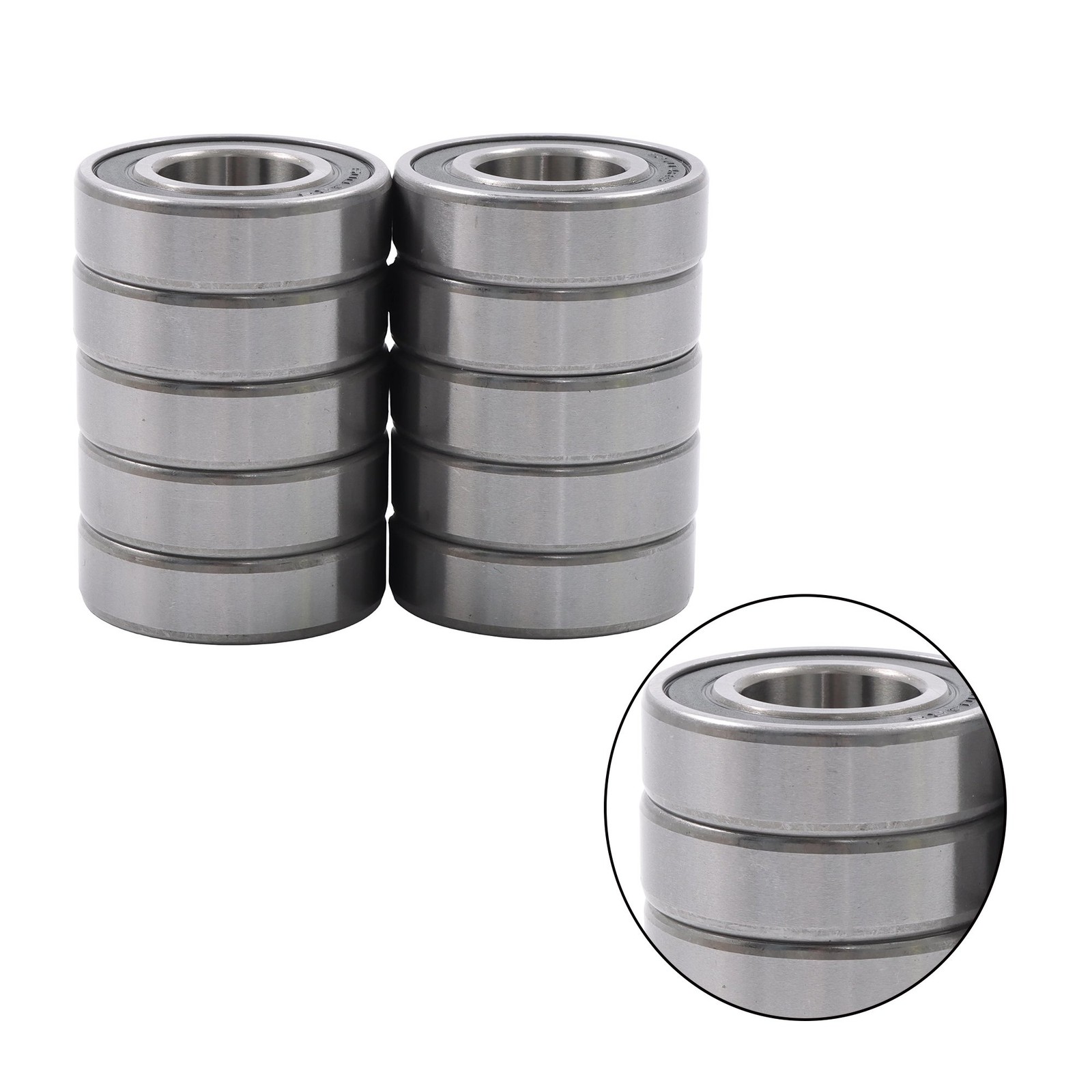 Ball Bearing 6004-2RS C3 EMQ 20×42×12mm Premium Rubber-Sealed Balls Pack of 10