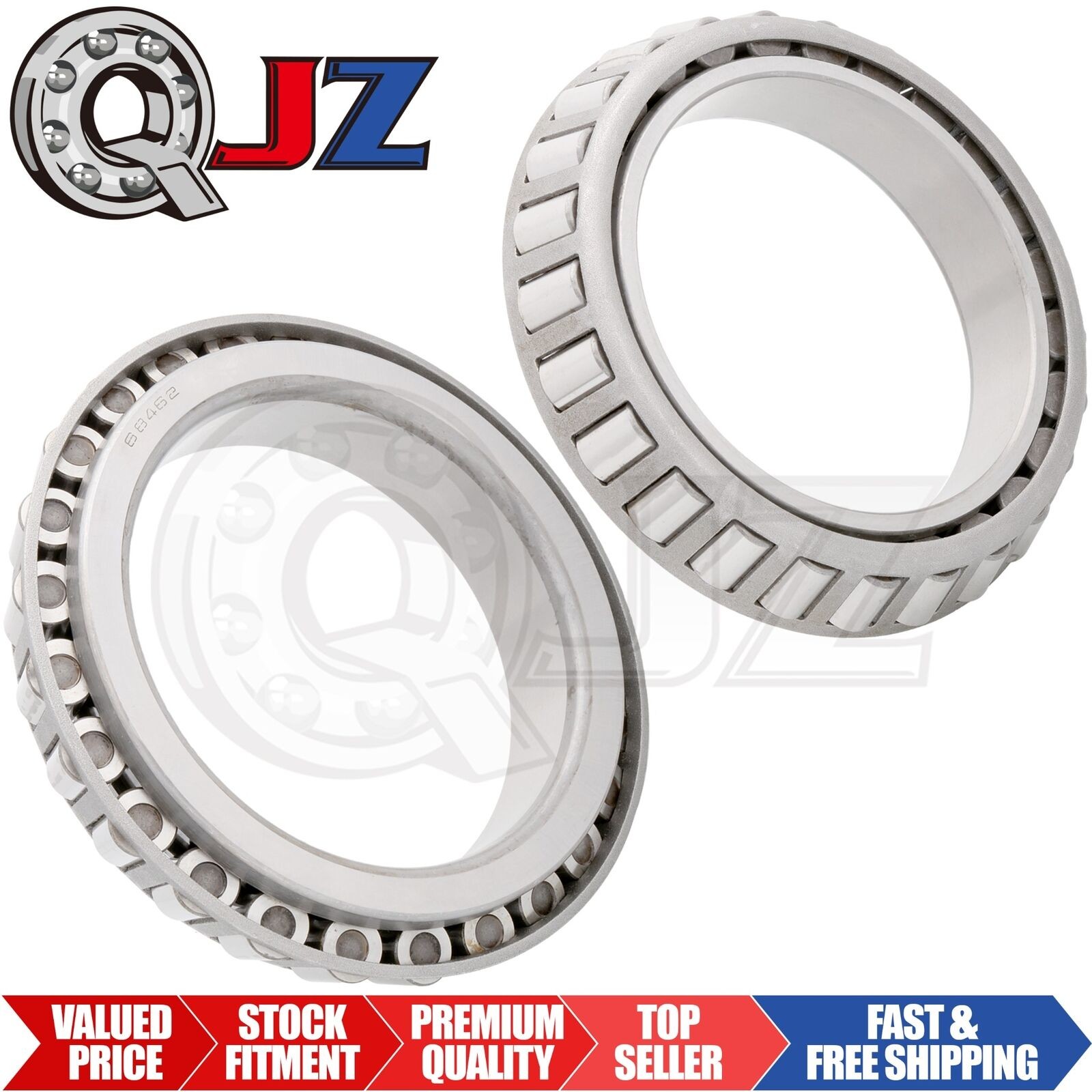 [Qty.2] BR-68462 Tapered Roller Bearing Single-Cone [4.625in Bore x 1.25in W]