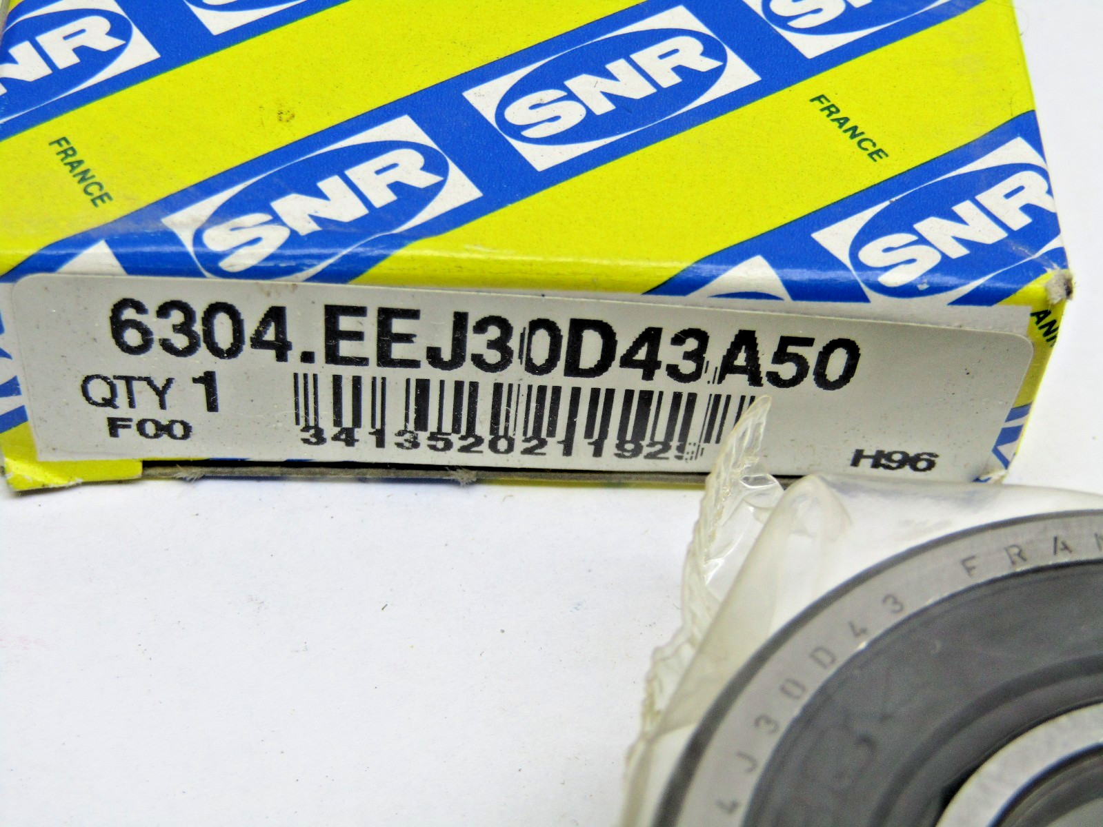 SNR France 6304.EE.J30 6304-2RS C3 20mm X 52mm X 15mm Sealed Bearing