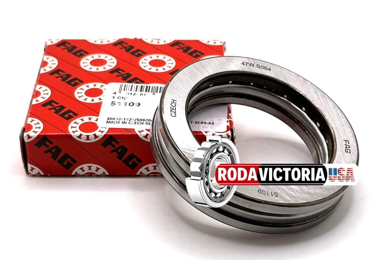 FAG 51109 Thrust Ball Bearings 45x65x14mm