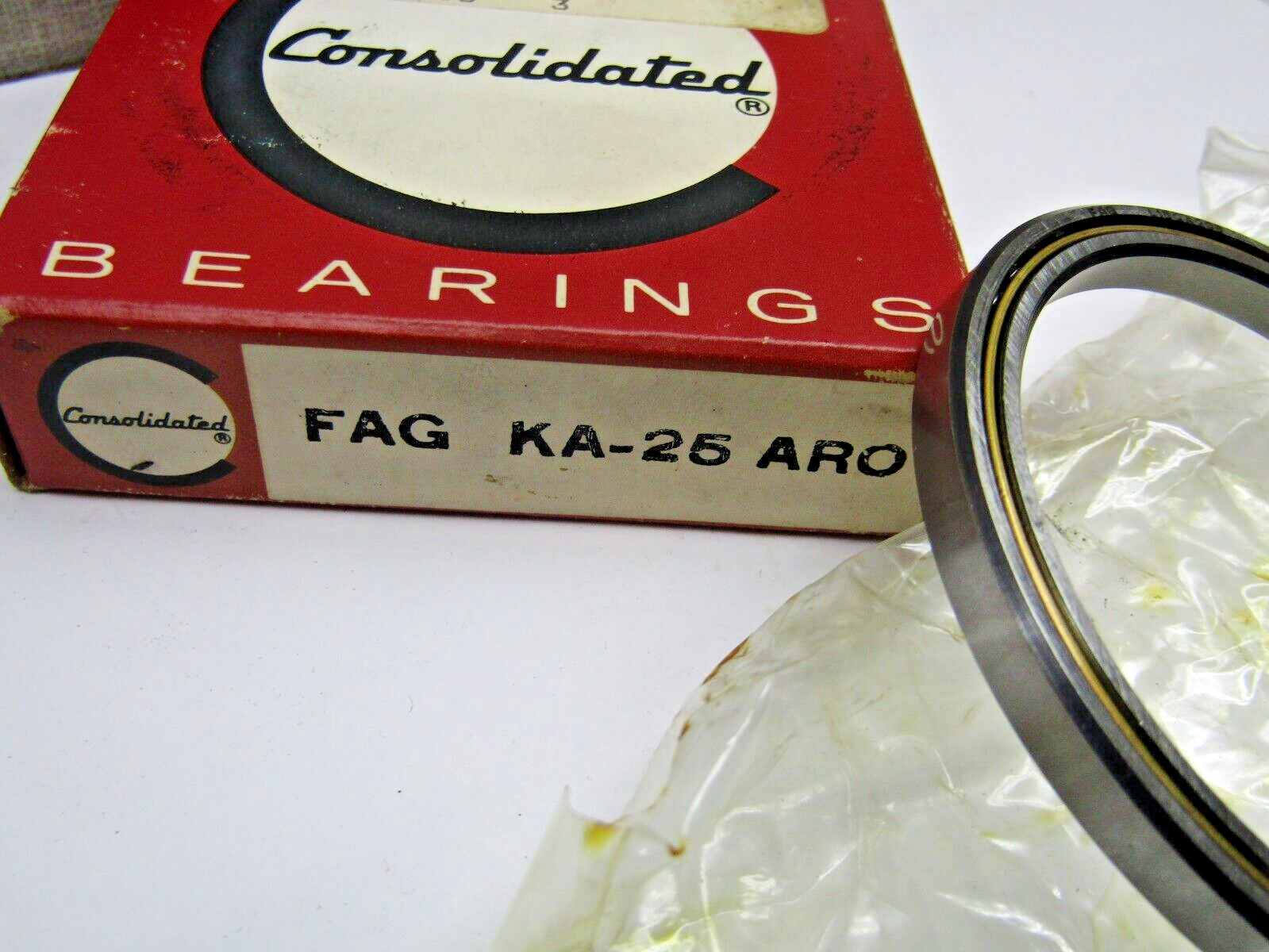 FAG Consolidated KA025AR0 2-1/2″ x 3″ x 1/4″ Thin Section Bearing