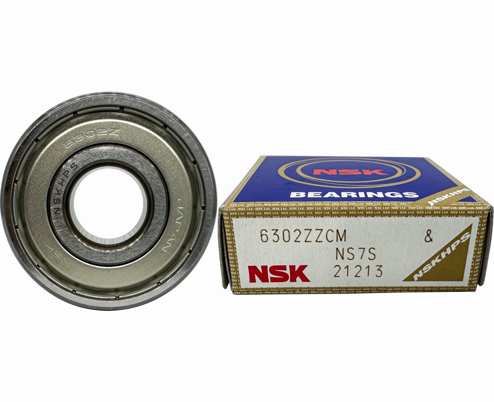 10PACK!! NSK 6302ZZ 15X42X13MM MADE IN JAPAN Double Metal Seal Ball Bearings