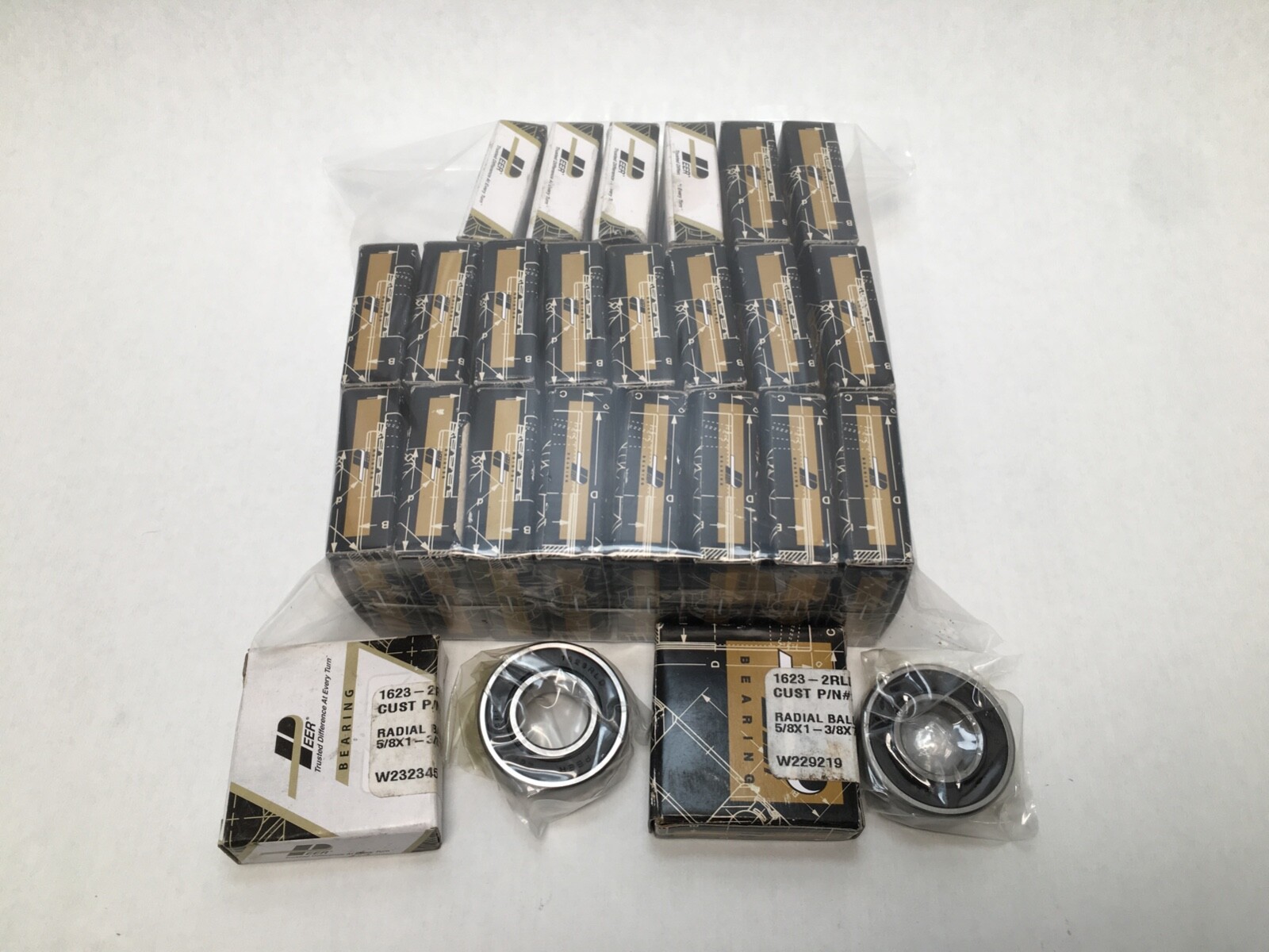 24pcs PEER 16232RLD Bearing Rubber Seals 5/8×1-3/8×7/16″ 1630 2RLD 2RS RS 1630RS