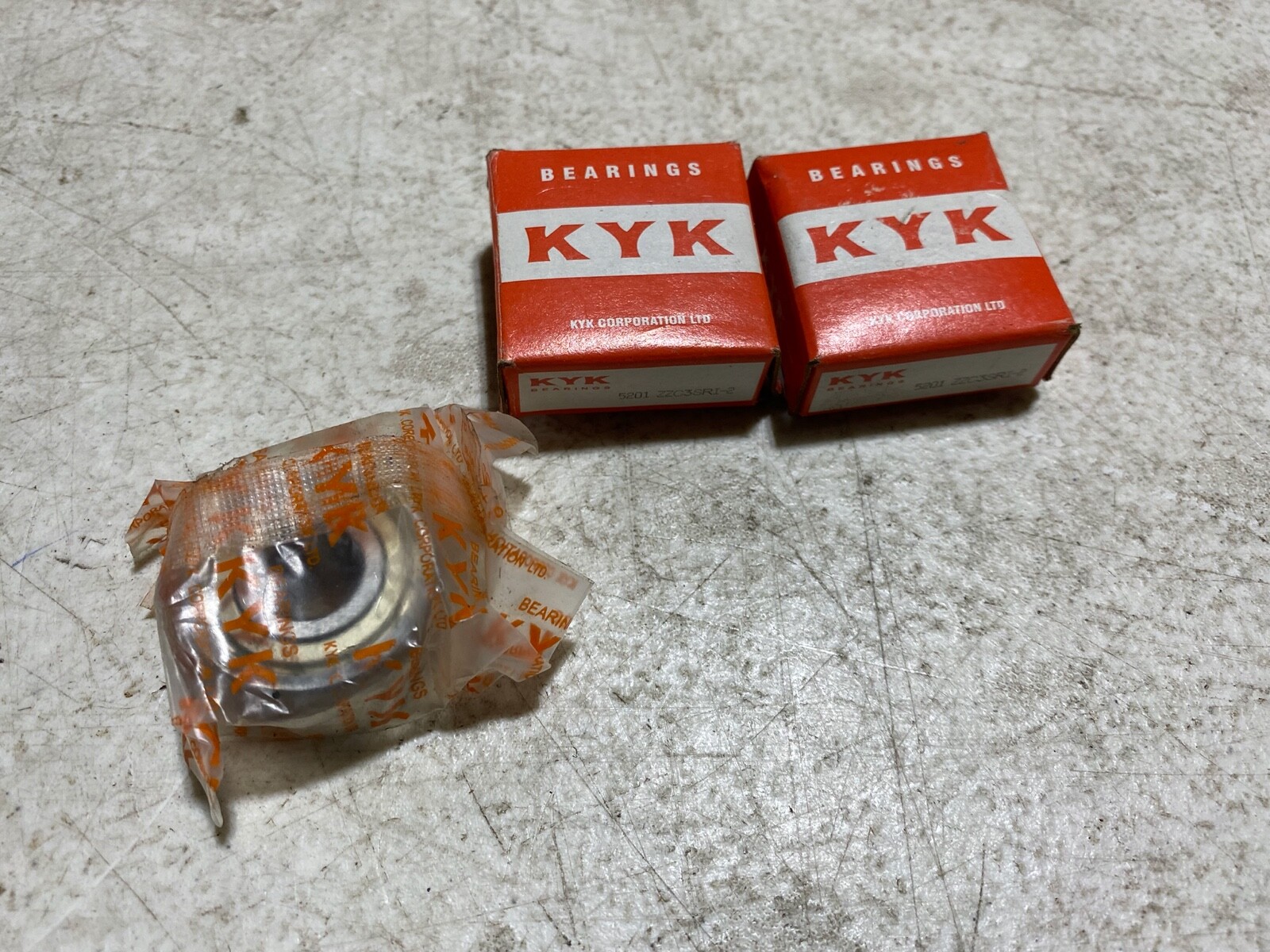 1x KYK 5201 ZZC3SRI-2 Angular Contact Bearing 32 x 12 x 16mm, NOS unused