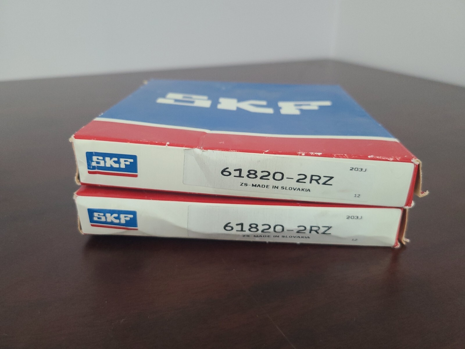 SKF 61820-2RZ, THIN SECTION BALL BEARING, NEW