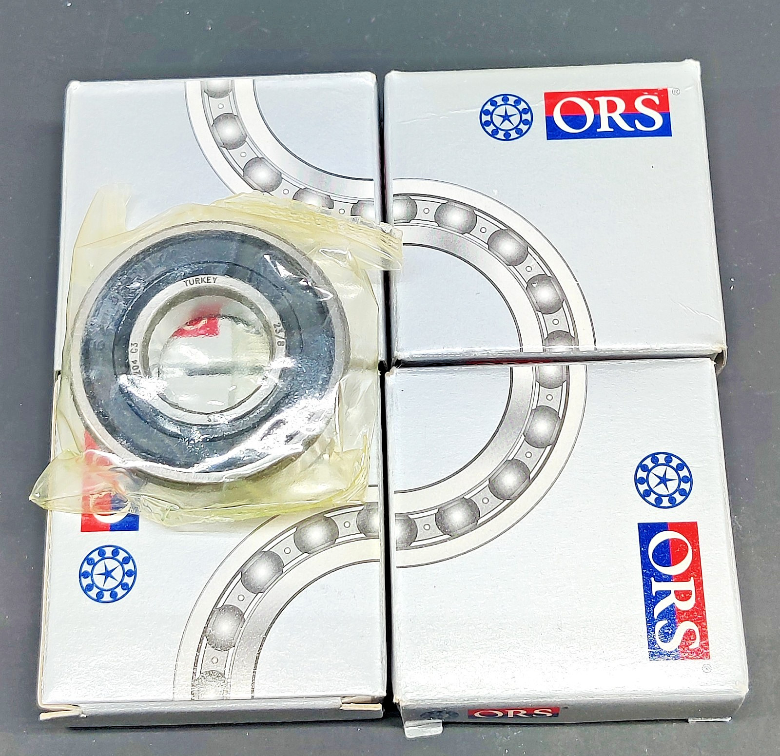 Lot of (4) Four ORS 02 23 6204 2RS C3 G93 C3 Bearings – Single Row – NIB