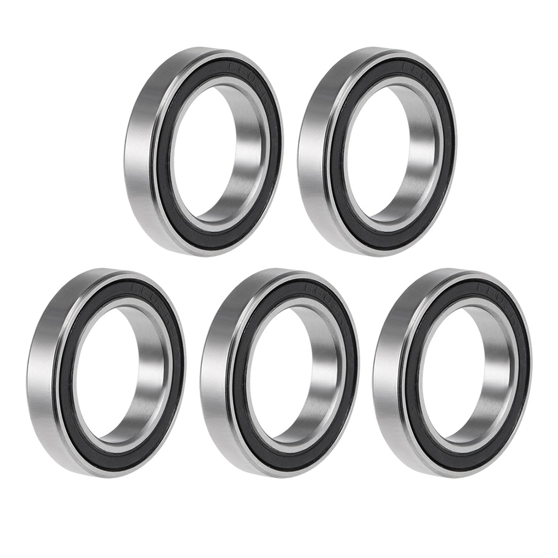 5pcs 6803-2RS Deep Groove Ball Bearing 17x26x5mm Double Sealed ABEC-3 Bearings