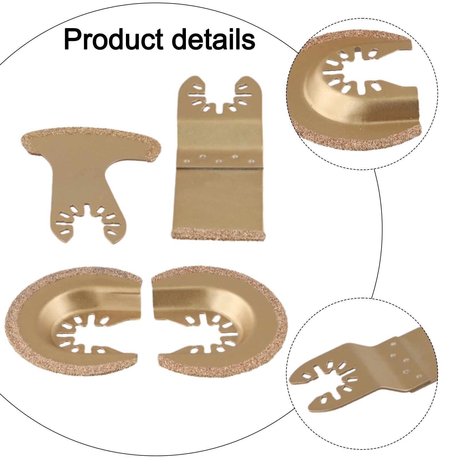 Superior Quality Carbide for multi Tool for blades Set for Tile Grout Cutter