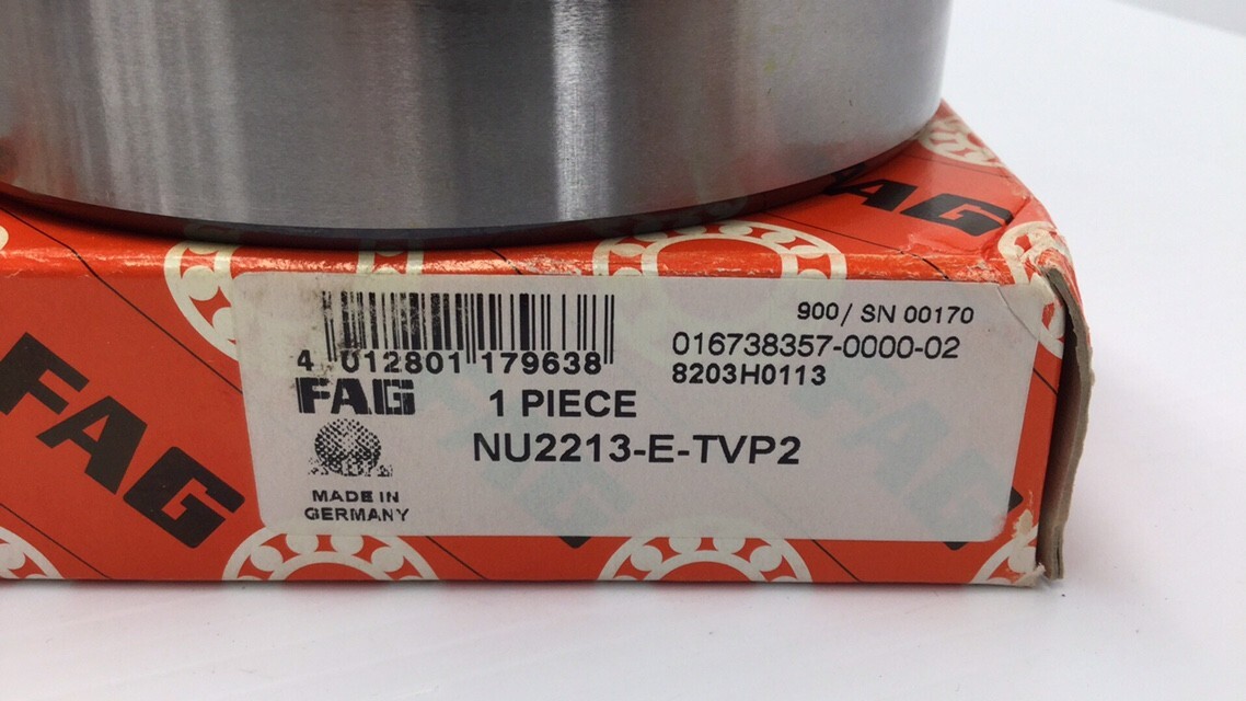 FAG NU2213-E-TVP2 Cylindrical X-Life Roller Bearing 65x120x31 mm Straight Bore