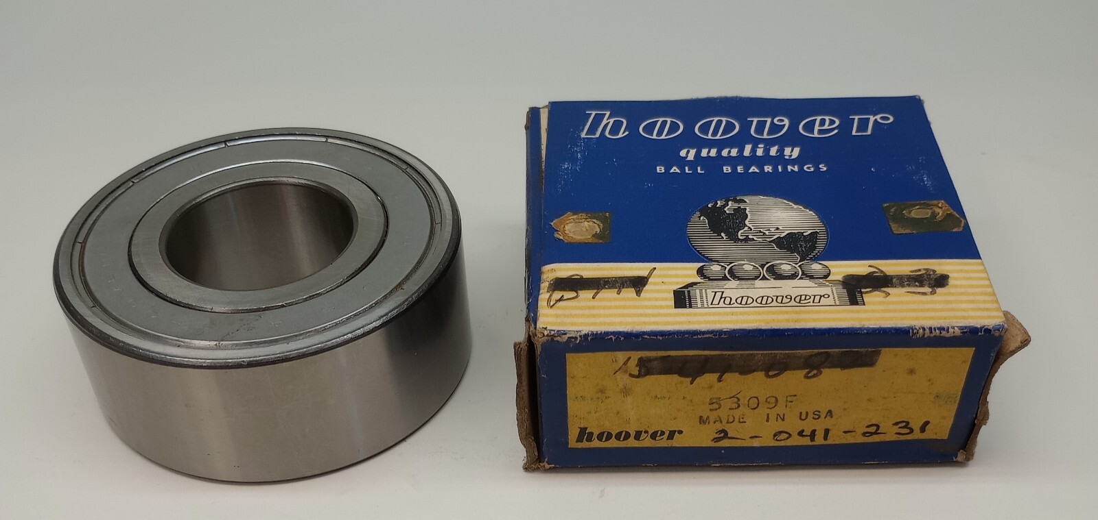 Hoover 5309F Angular Contact Bearing Double Row 45mm ID X 100mm OD X 39.67mm W