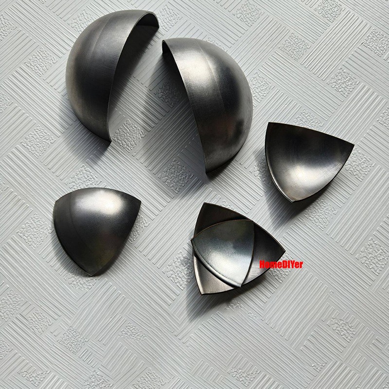 1/8 Iron Ball Slice Metal Balls Sheet One‑Eighth Hollow Spheres 17mm 20mm-350mm