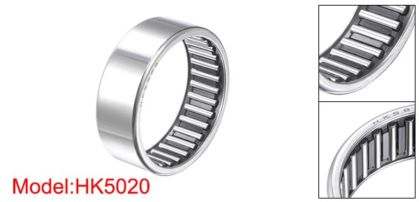 HK5020 Drawn Cup Needle Roller Bearings 50mm Bore 58mm OD 20mm Width