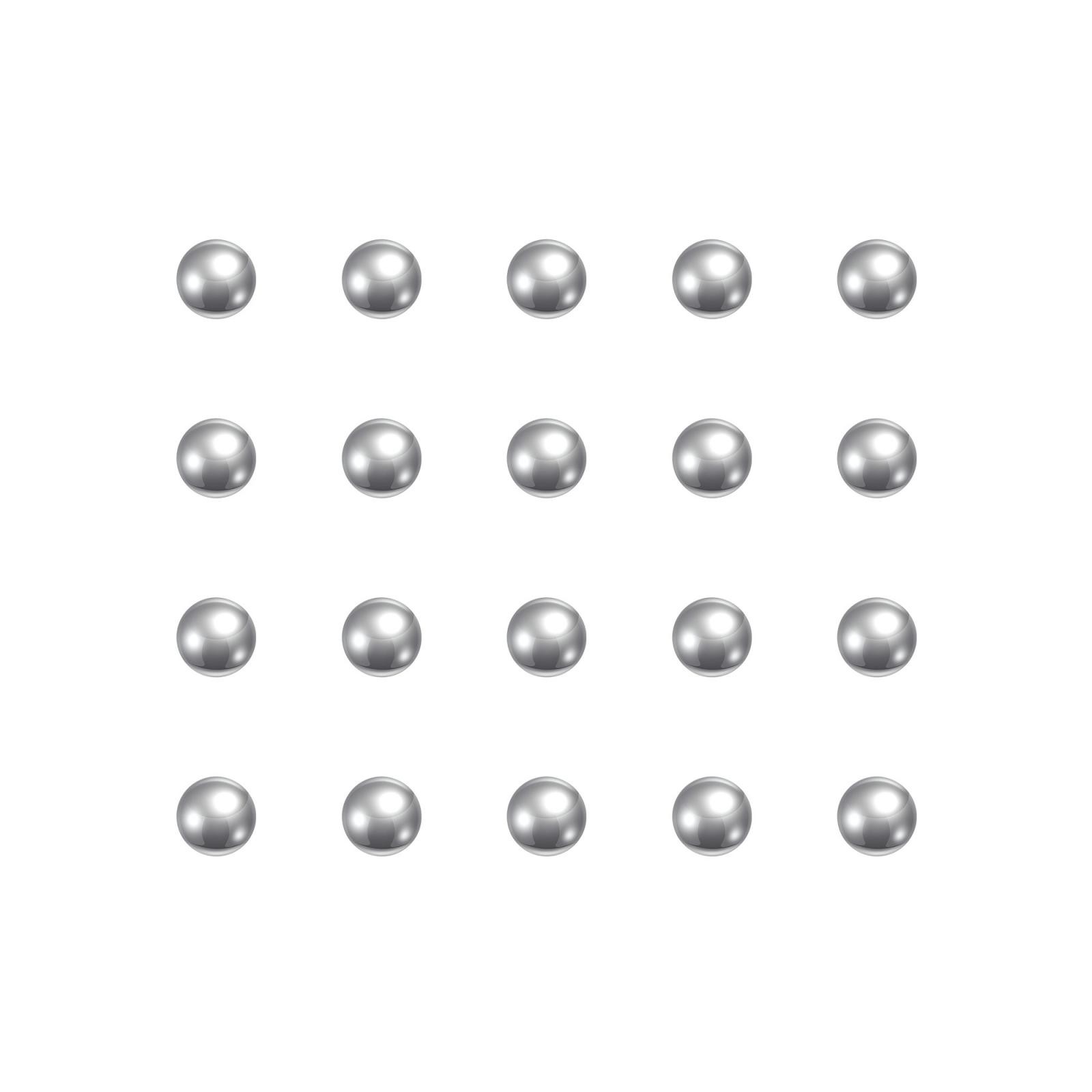 500pcs 2.5mm 201 Stainless Steel Bearing Balls G200 Precision