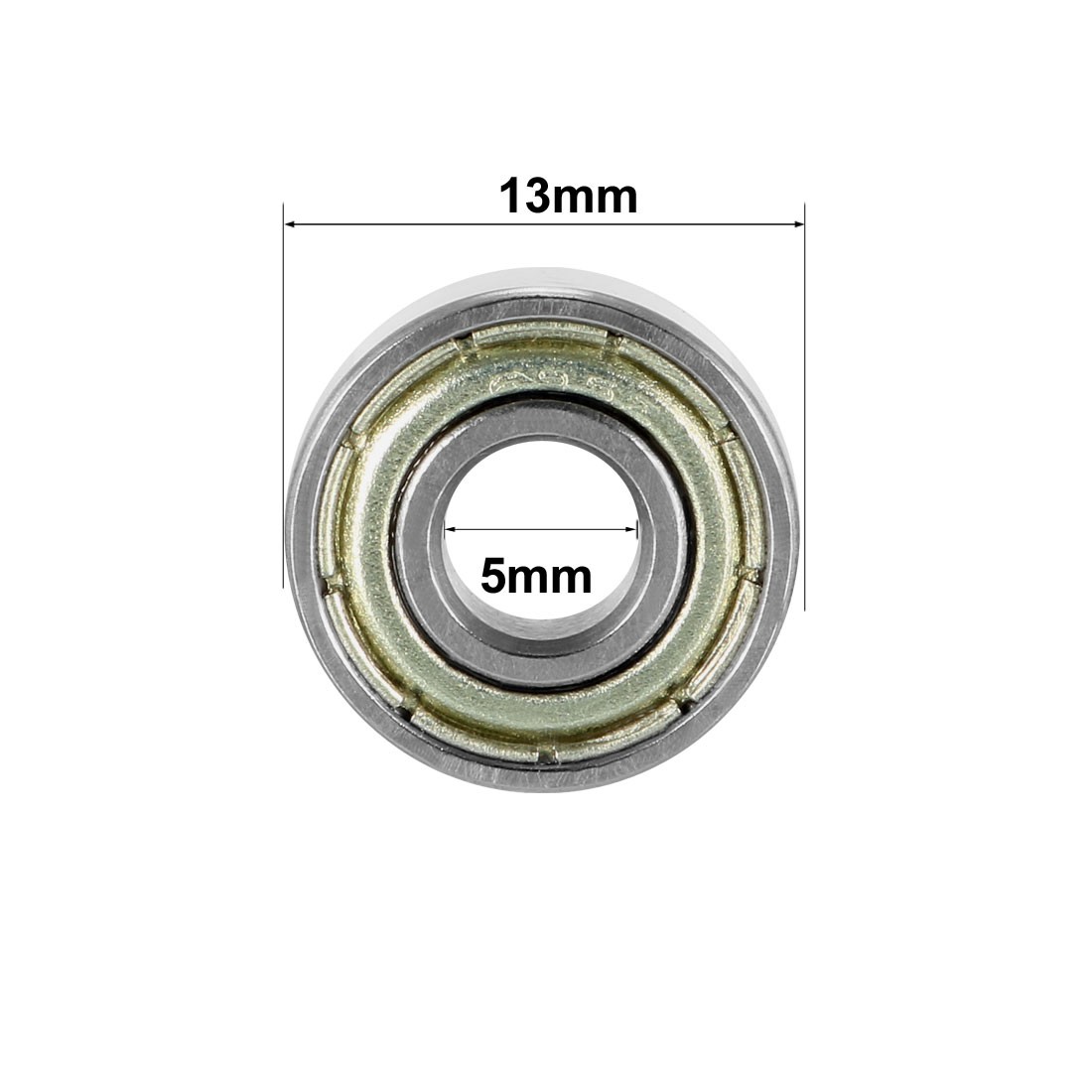 20PCS 5mm x 13mm x 4mm Double Shield 695ZZ Deep Groove Ball Bearing