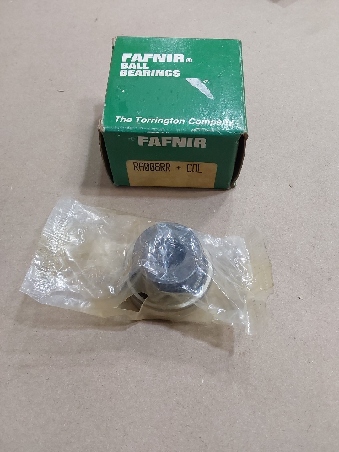 Fafnir RA008RR + COL Insert Bearing, 1/2″ ID, 40MM OD, .7500″ Width