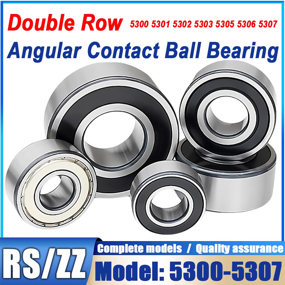 5300 5301 5302 5303 5305 5306 5307 RS/ZZ Double Row Angular Contact Ball Bearing