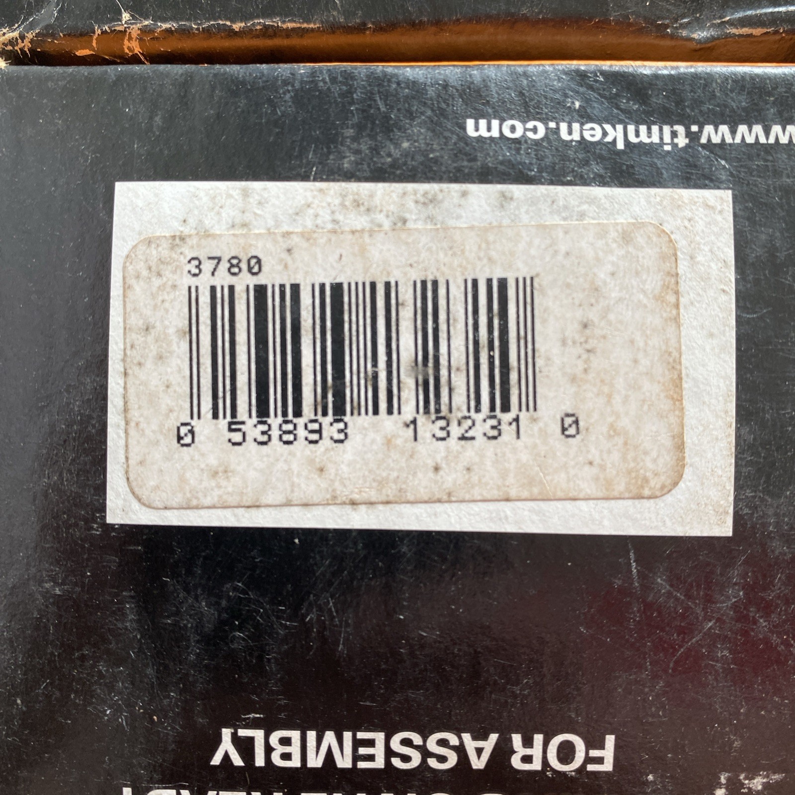 Timken 3780 / 3720 Tapered Roller Bearing NEW — Box Damage