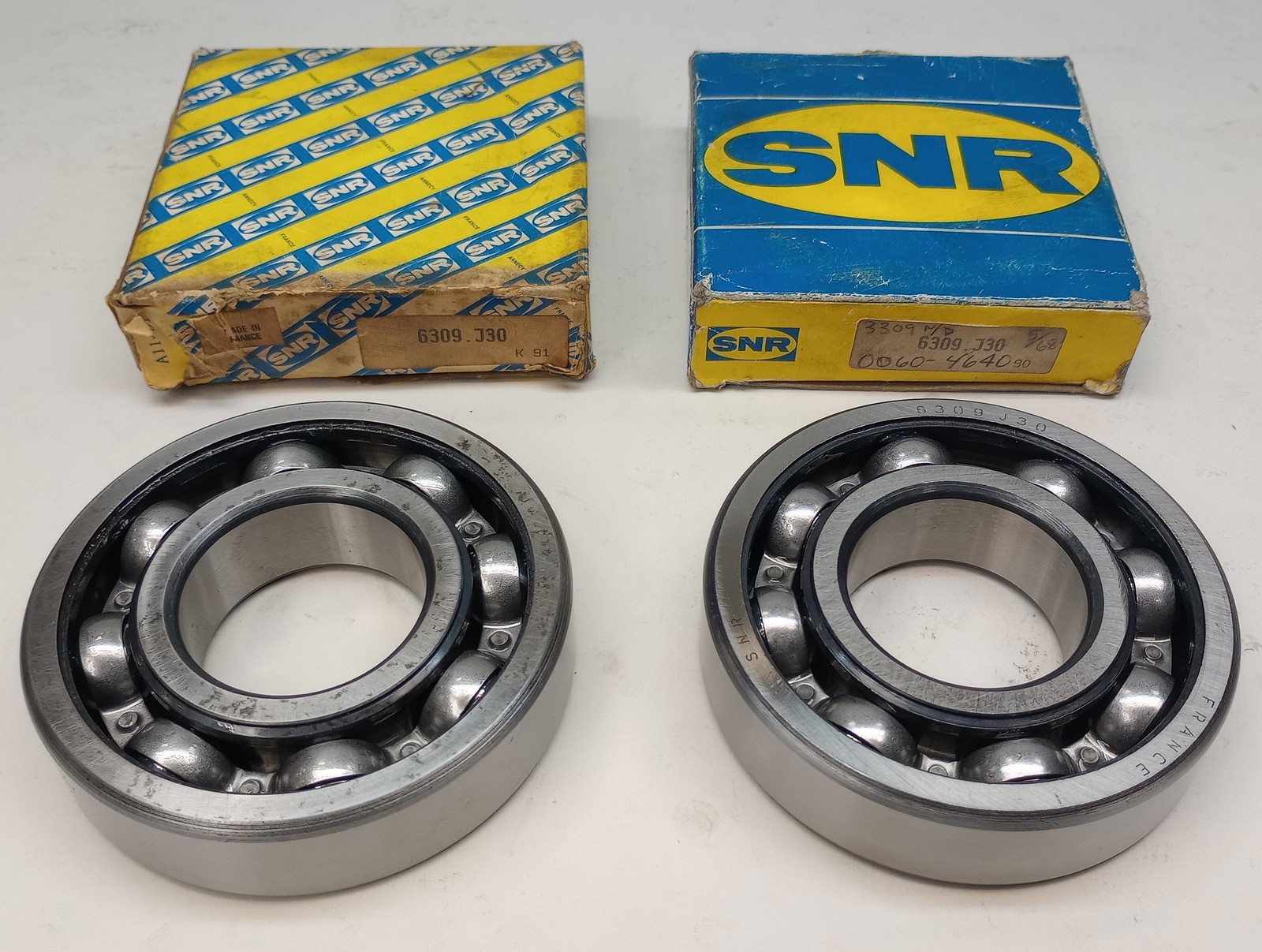 SNR 6309-J30 Ball Bearing Deep Groove 45 x 100 x 25mm 6309J30 (Pack of 2)
