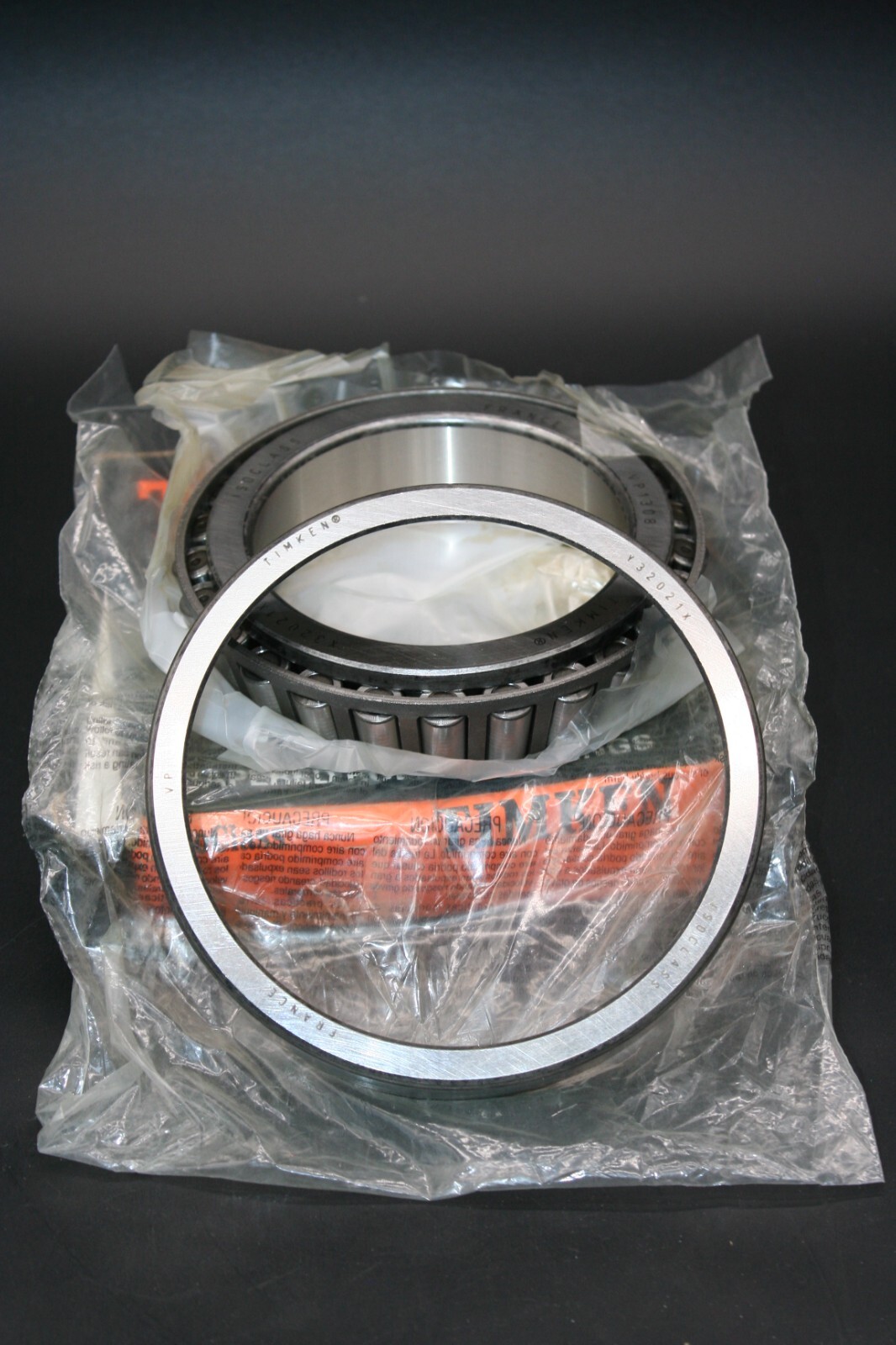 One (1) Timken 32021X 92KA1 Metric Tapered Roller Bearing Set 105 MM ID NEW