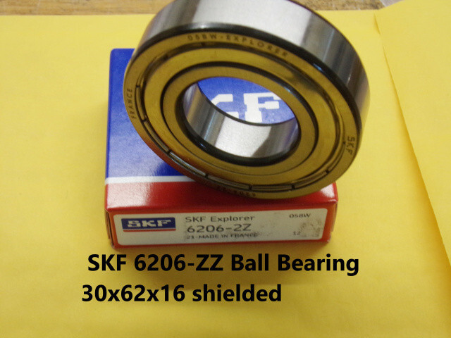 Premium Quality 6206-ZZ ball bearing 30x62x16 metal shielded