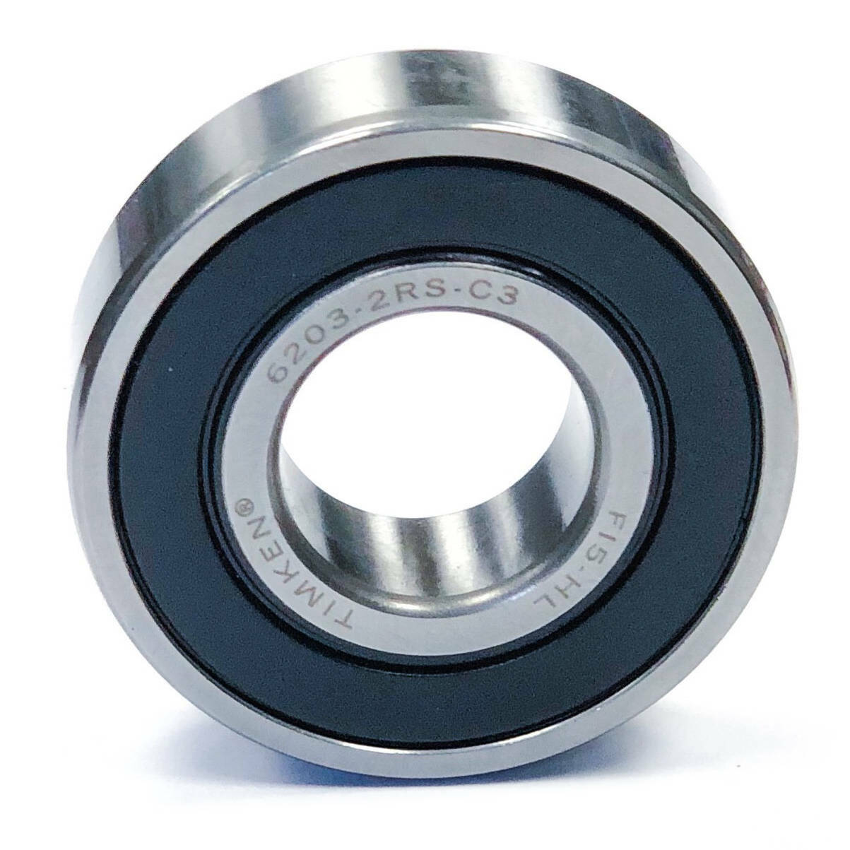Koyo 6203-2RS-C3 Double Sealed Ball Bearing, 40mm x 17mm x 12mm, 6203-2RS
