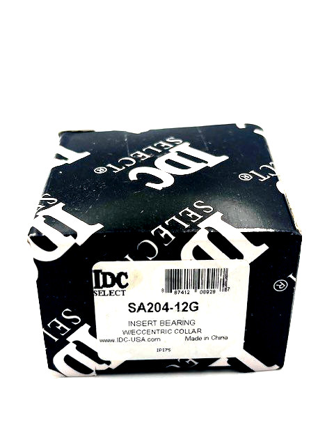 IDC Select SA204-12G Insert Bearing W/Eccentric Collar