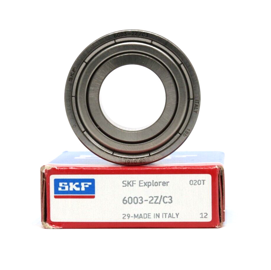 NEW SKF 6003-2Z C3 Metal Shield Ball Bearing 6003 2Z 6003Z 17x35x10mm