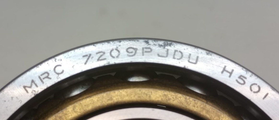 MRC 7209PJDU-H501 Angular Contact Ball Bearing 45X85X19mm 7209PJDUH501