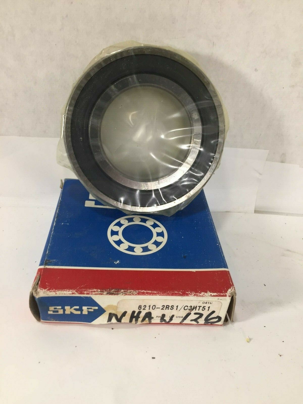 1 NEW SKF 6210-2RS1/C3HT51 SINGLE ROW BALL BEARING NIB ***MAKE OFFER***